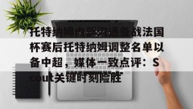 多米体育登录注册-关于托特纳姆内部沟通备战法国杯赛后托特纳姆调整名单以备中超，媒体一致点评：Scout关键时刻险胜的信息